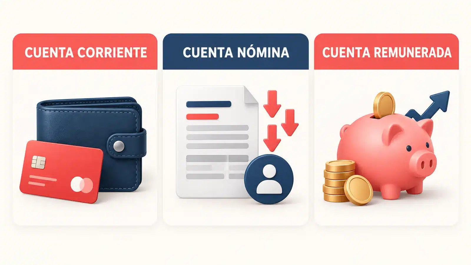 Tipos de cuentas Openbank en 2026 Tipos de cuentas Openbank: corriente, nómina y remunerada